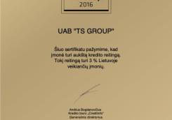 TS group sertifikatas